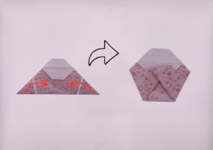 おひなさま折り方4