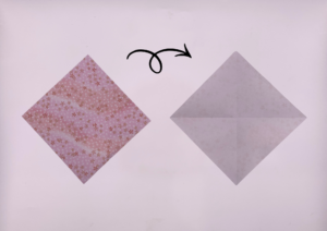 おひなさま折り方1