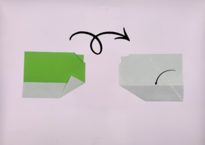 うぐいすの折り方5